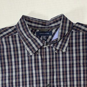 Tommy Hilfiger Button Down Shirt Mens 2XL TALL
